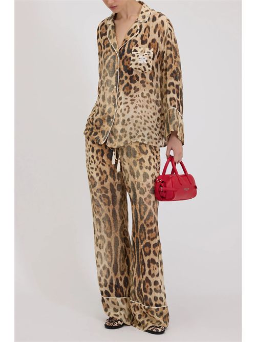 Camicia leopardata ERMANNO FIRENZE | D48EK068EC3MFB4223295